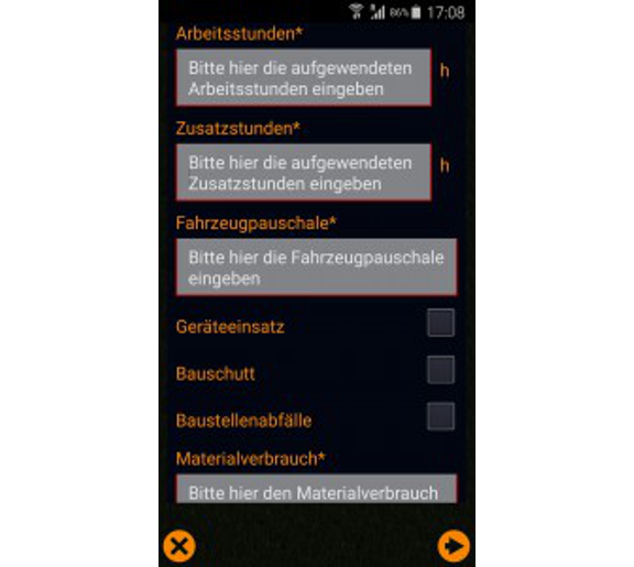 App für Leistungsnachweis im Handwerk